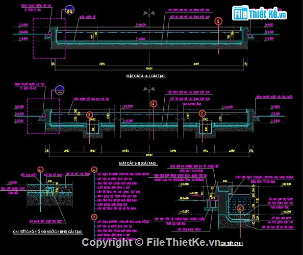 Đài nước,file cad đài phun nước,bản vẽ đài phun nước